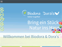 Tablet Screenshot of biodora.at
